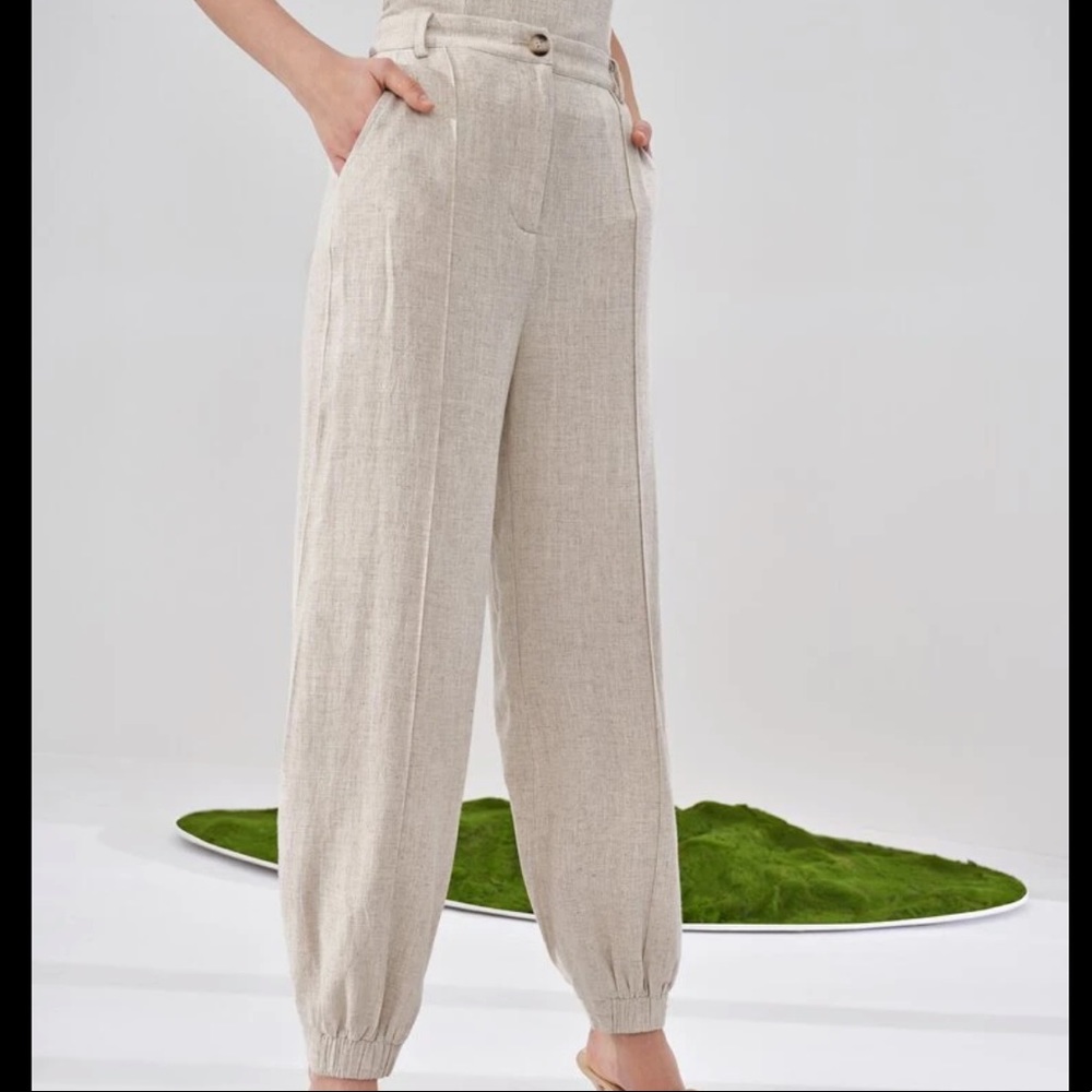 Linen Feel Pants
